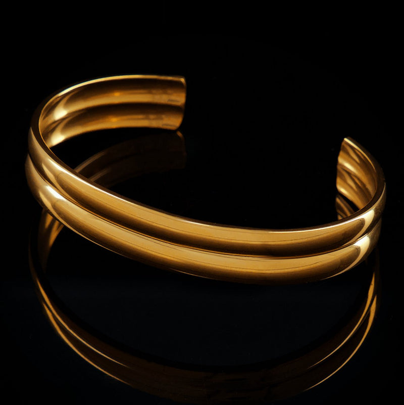 Laura Ferini Dames Armband Strati Goud - Goudkleurige Bangle - 18K Geelgoud Verguld - Sieraad - Accessoires - Sieraden - Dames Armbandje