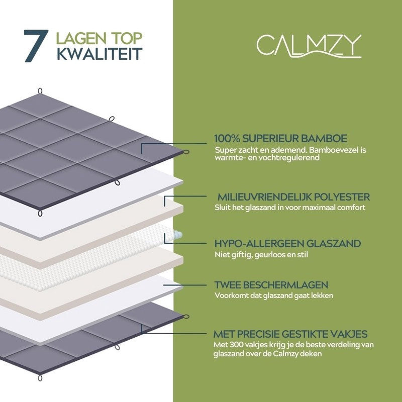 7 kg calmzy superior bamboo bundle - white