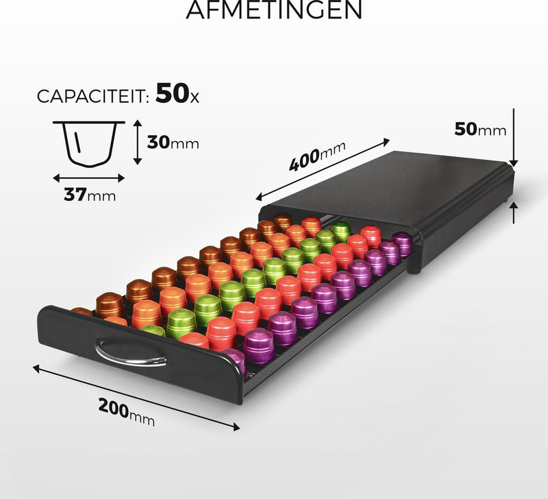 Gadgy Capsulehouder Nespresso met Lade