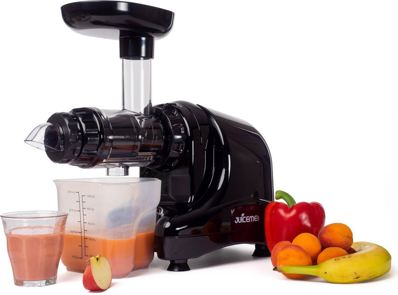 Juiceme DA 1000 Slowjuicer - Sap power chief - Fruit and vegetables - Smoothie Maker - BPA Vrij - Shiny Black