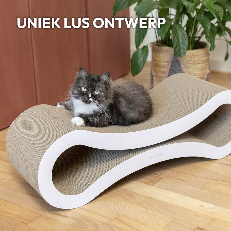 Snoozle Krabpaal Voor Grote of kleine Katten - Krabpaal Voor Zware Katten - Krabpaal Maine Coon - Krabpalen - Krabmeubel Karton - 86cm