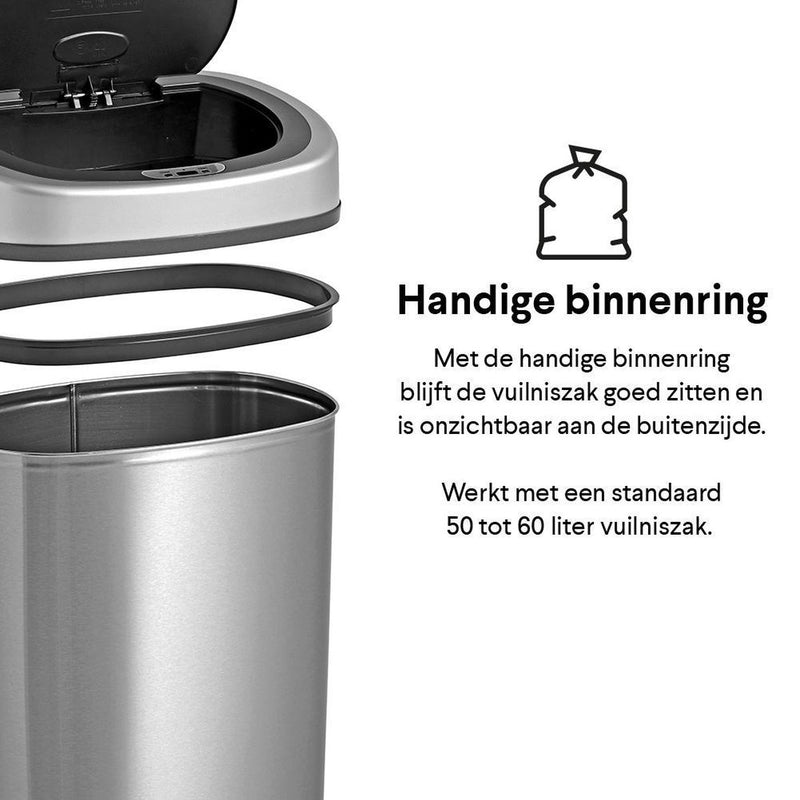 Homra FONIX & IXXA sensor prullenbak set 40 liter en 8 liter - 2 prullenbakken