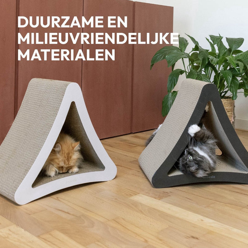 Snoozle Krabpaal Voor Grote of kleine Katten - Krabpaal Voor Zware Katten - Krabpaal Maine Coon - Krabpalen - Krabmeubel Karton - 46cm