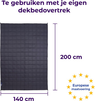 Nevali® Weakage Decke 7 kg - Um mit Ihrer eigenen Bettdecke zu verwenden - Wand -UP -Decke - Gewichtete Decke - Schwere Decke - einschließlich 2 -jähriger Garantie - 140 x 200 cm