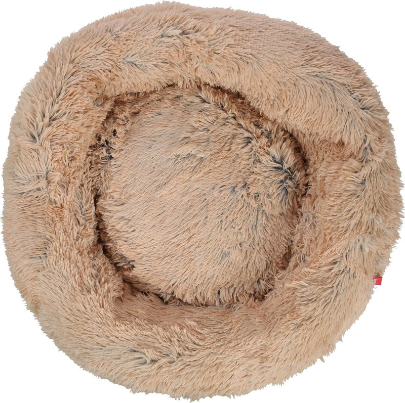 Snoozle Donut Hondenmand - Zacht en Luxe Hondenkussen - Wasbaar - Fluffy - Hondenmanden - 80cm - Sandy Beach