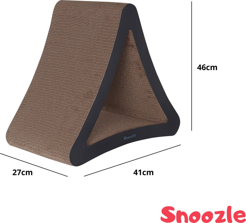 Snoozle Krabpaal Voor Grote of kleine Katten - Krabpaal Voor Zware Katten - Krabpaal Maine Coon - Krabpalen - Krabmeubel Karton - 46cm