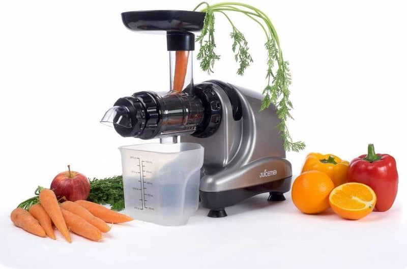 JuiceMe DA 1000 Slowjuicer - Sapcentrifuge - Groente en Fruit -  Smoothie Maker - BPA vrij - Zilver