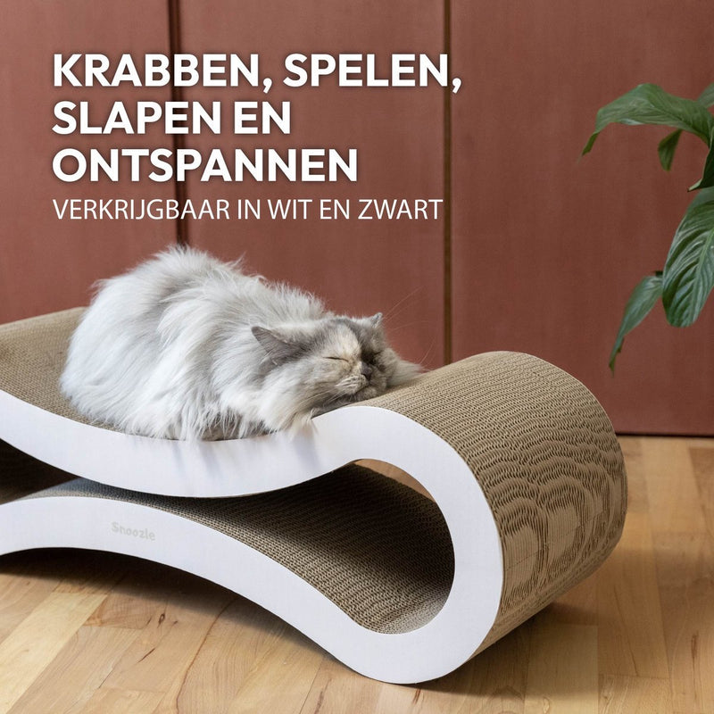 Snoozle Krabpaal Voor Grote of kleine Katten - Krabpaal Voor Zware Katten - Krabpaal Maine Coon - Krabpalen - Krabmeubel Karton - 86cm