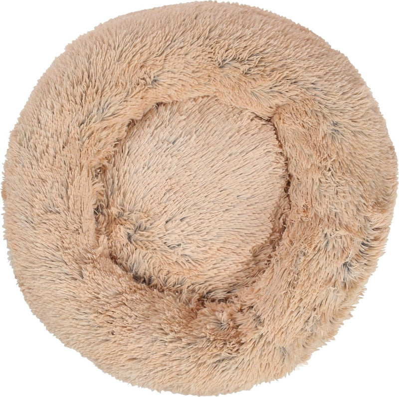 Snoozle Donut Hondenmand - Zacht en Luxe Hondenkussen - Wasbaar - Fluffy - Hondenmanden - 60cm - Sandy Beach