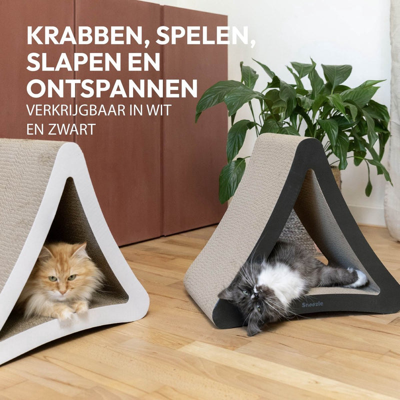 Snoozle Krabpaal Voor Grote of kleine Katten - Krabpaal Voor Zware Katten - Krabpaal Maine Coon - Krabpalen - Krabmeubel Karton - 46cm