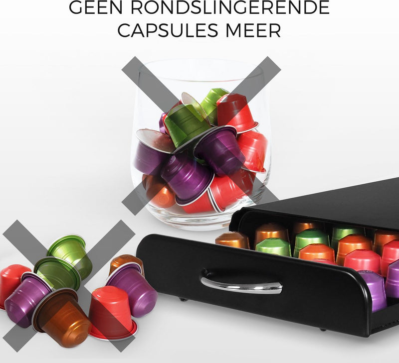 Gadgy Capsulehouder Nespresso met Lade