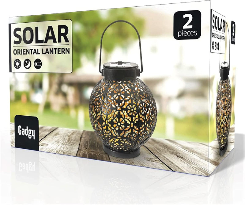 Gadgy Solar Lantern Round - Set of 2