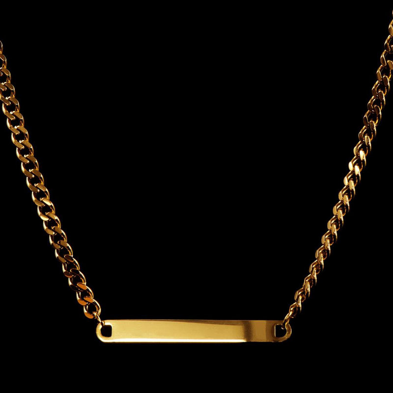 Laura Ferini Ladies Necklace Facile Gold - Gold -colored Switch Chain With Picture - 18k Yellow Gold Gilt - Necklace - Collier - Jewelry - Accessories - Ladies Necklace With Pendant