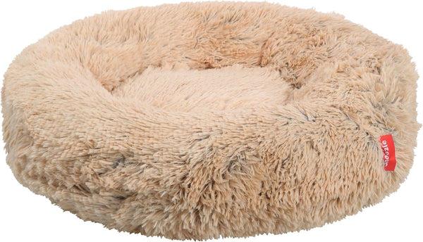 Snoozle cat basket - Soft and luxurious cat basket - Cat basket Round - Washable - 70cm - Creme Brown