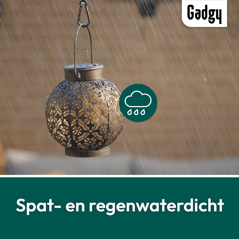 Gadgy Solar Lantaarn Rond– Set van 2