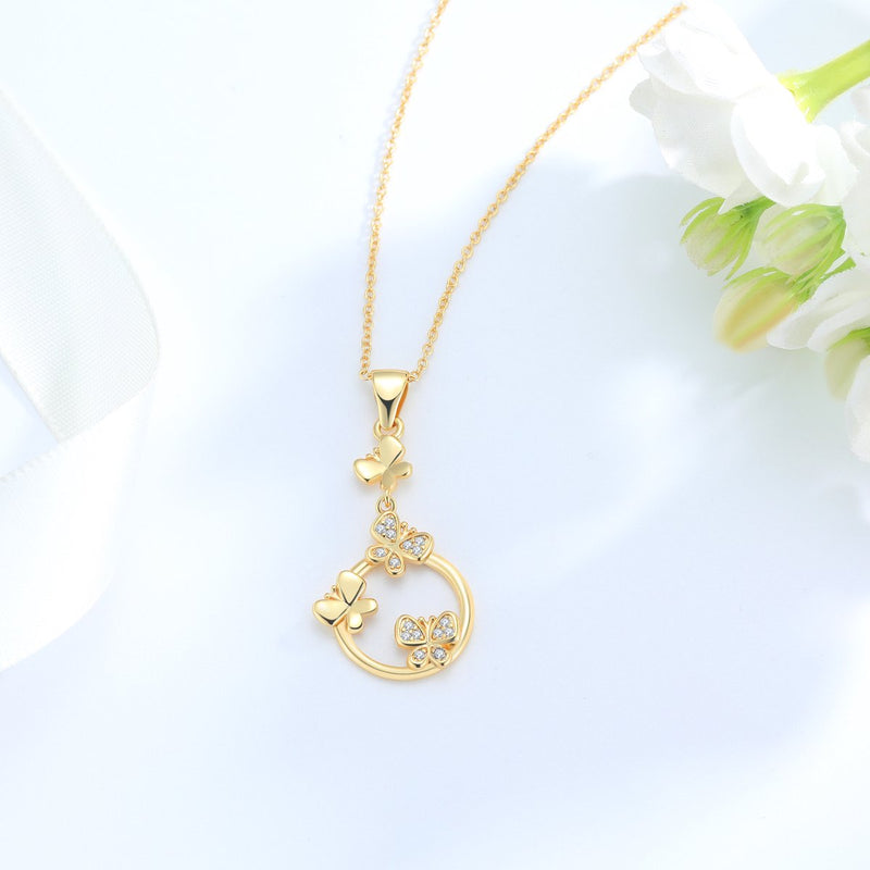 Yolora Elegance ketting met hartje en Kalpa Camaka kristallen - Goudkleurig - 18K Geelgoud Verguld - Vrouwen Collier Goud - Halsketting - Sieraden - Luxe Giftbox - Geschenkdoos - Cadeau doos - Geschenkverpakking - Mooie Cadeauverpakking