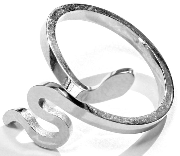 Laura Ferini Ladies Ring Verona Silber - Silber - verstellbarer Ring - Schlauch - Damenringe - Schmuck - Accessoires - Schmuck