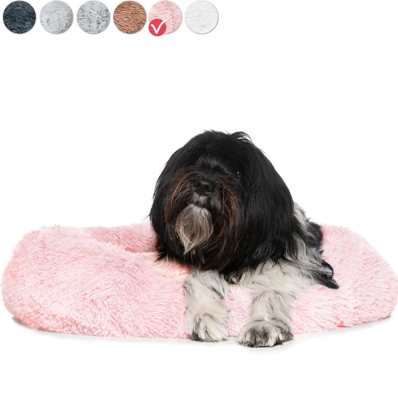 Snoozle dog basket - Super soft and luxurious - Washable - Fluffy - Dog cushion - 70cm - Pink