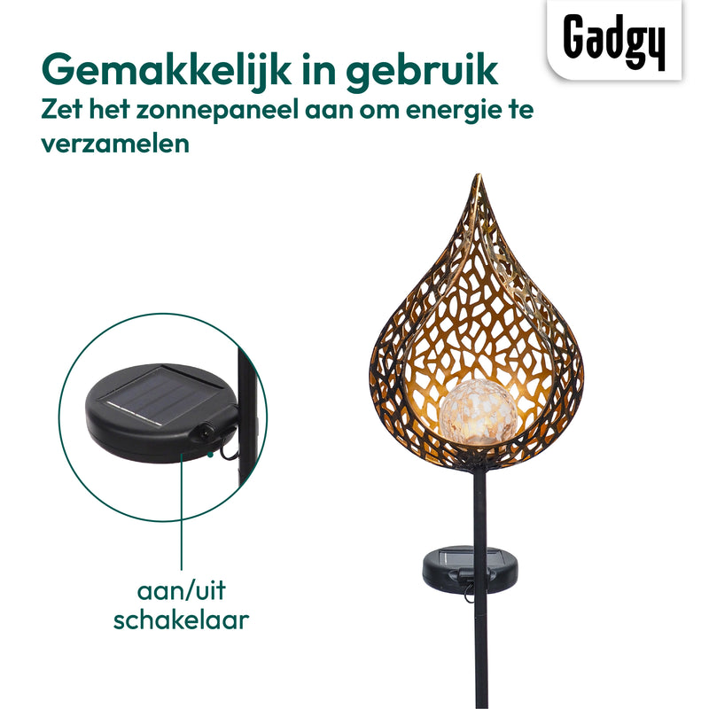 Gadgy Solar Druppel met Grondspies